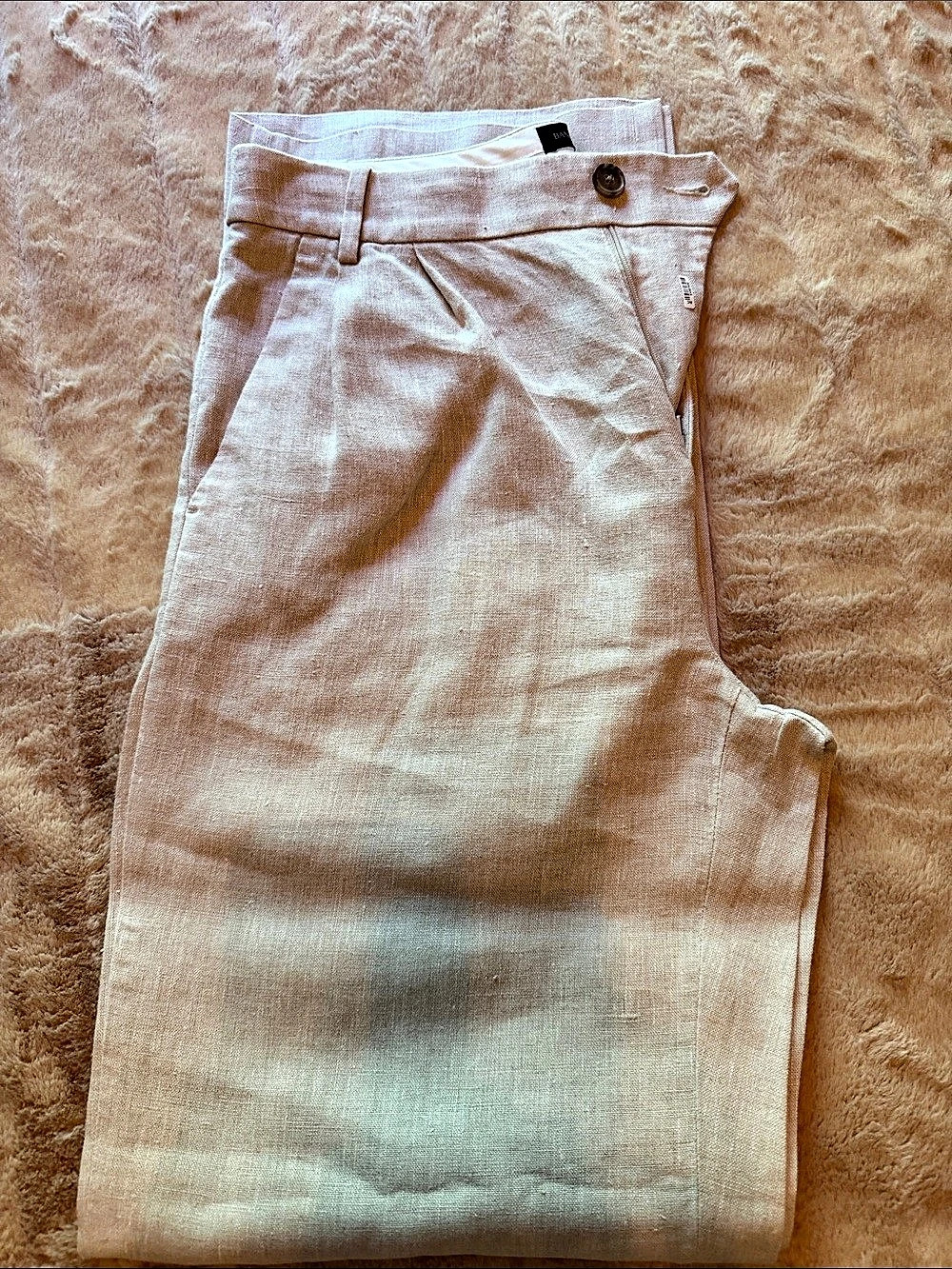 Banana Republic Linen Blend Trousers Size 6L